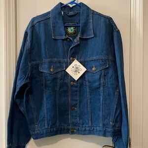 Evolution Hemp Jean Jacket. NWT.